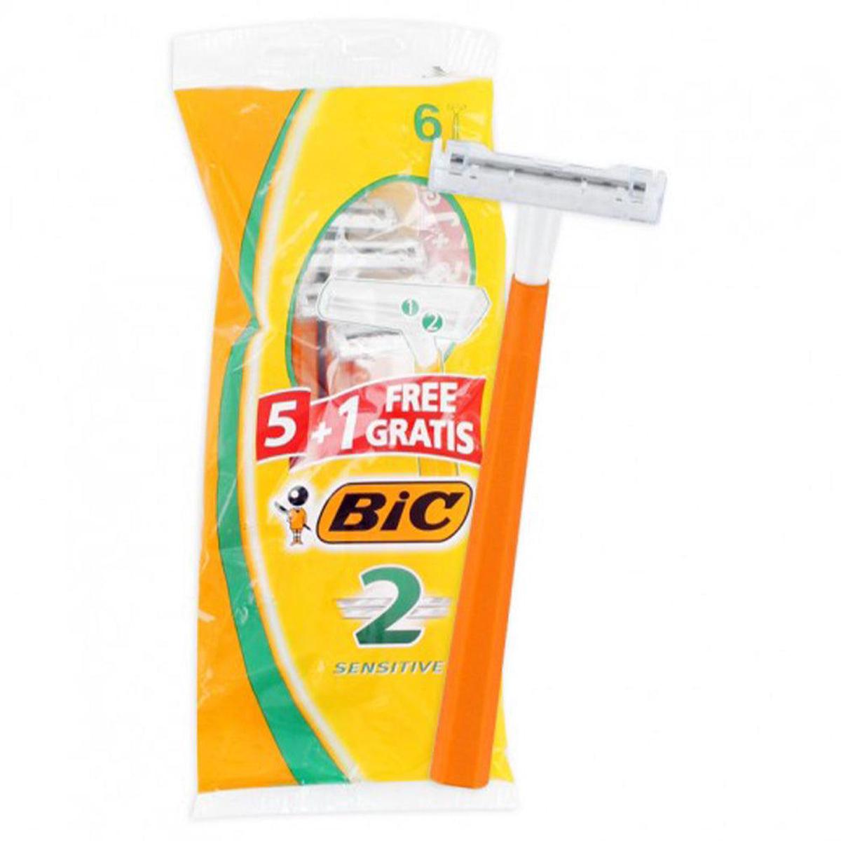 (NET) Bic Shaver 2 Neutral Razors 5+1