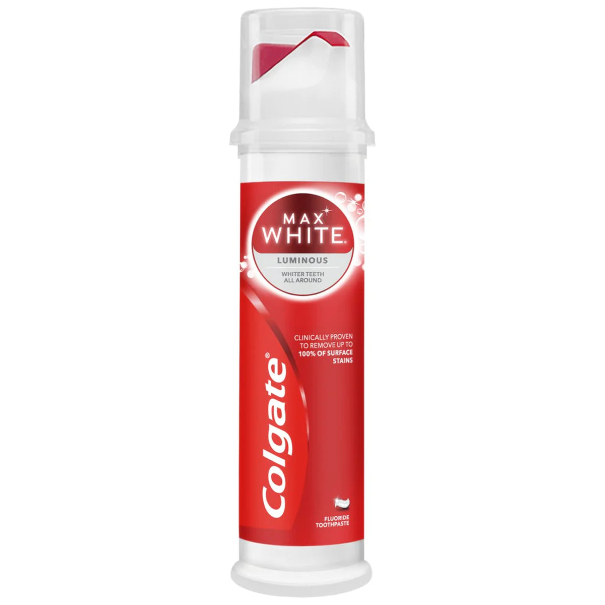 Max White Luminous Whitening Toothpaste Pump