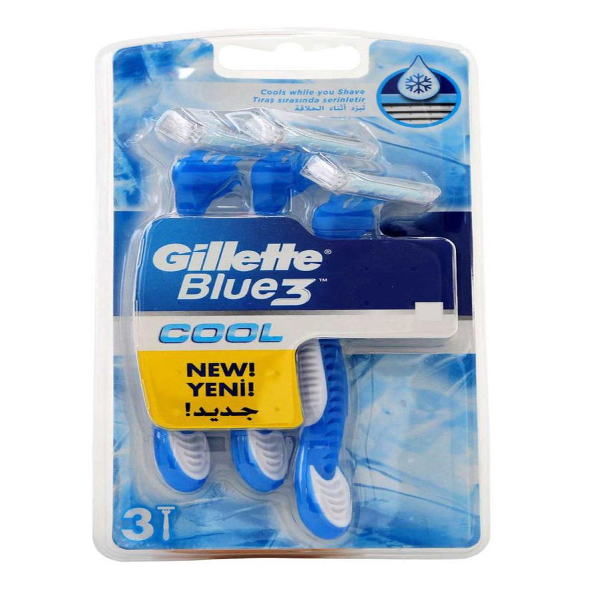GILLETTE BLUE 3 COOL 3 PCS