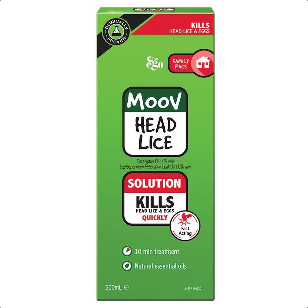 Ego Moov Head Lice Solution 500ml