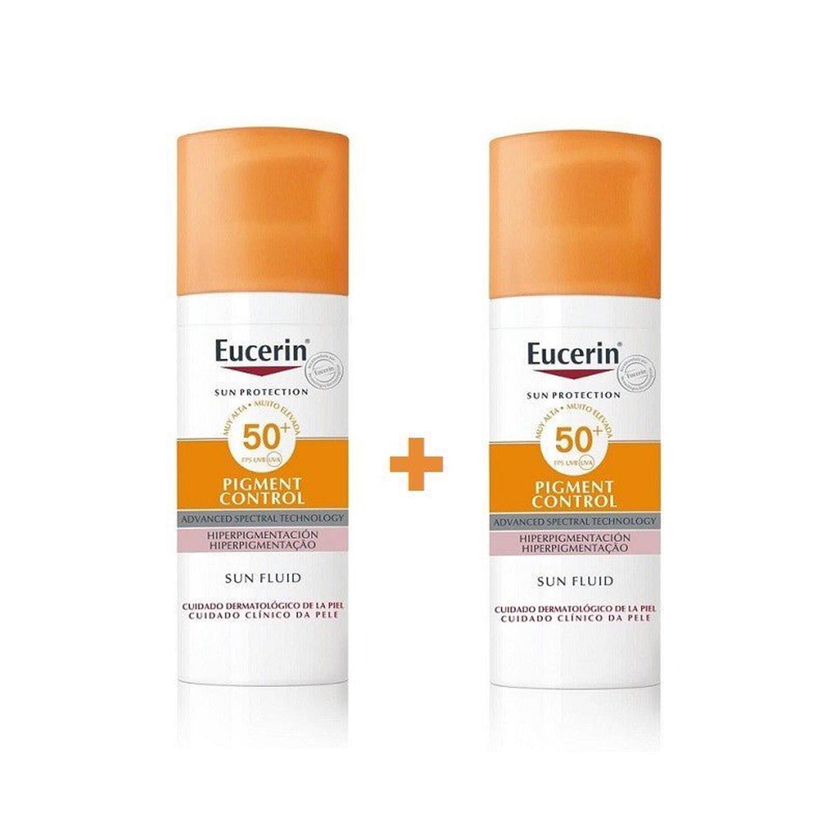 EUCERIN Sun Fluid Pigment Control FPS 50+ DUPLO 2x50ml
