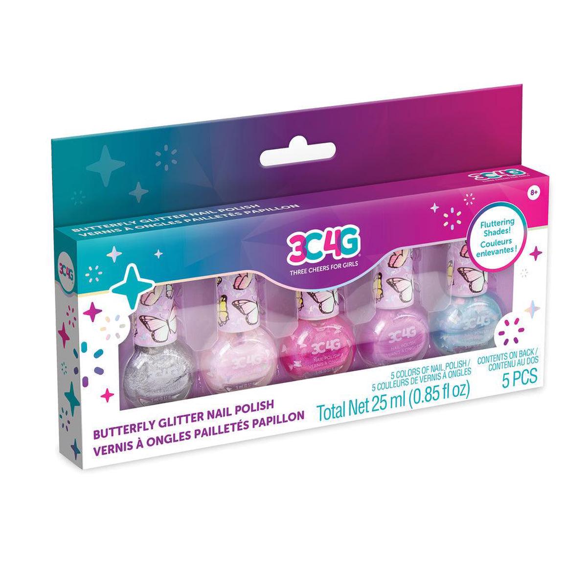 Make It Real 3C4G Butterfly Nail Polish Set 5pk