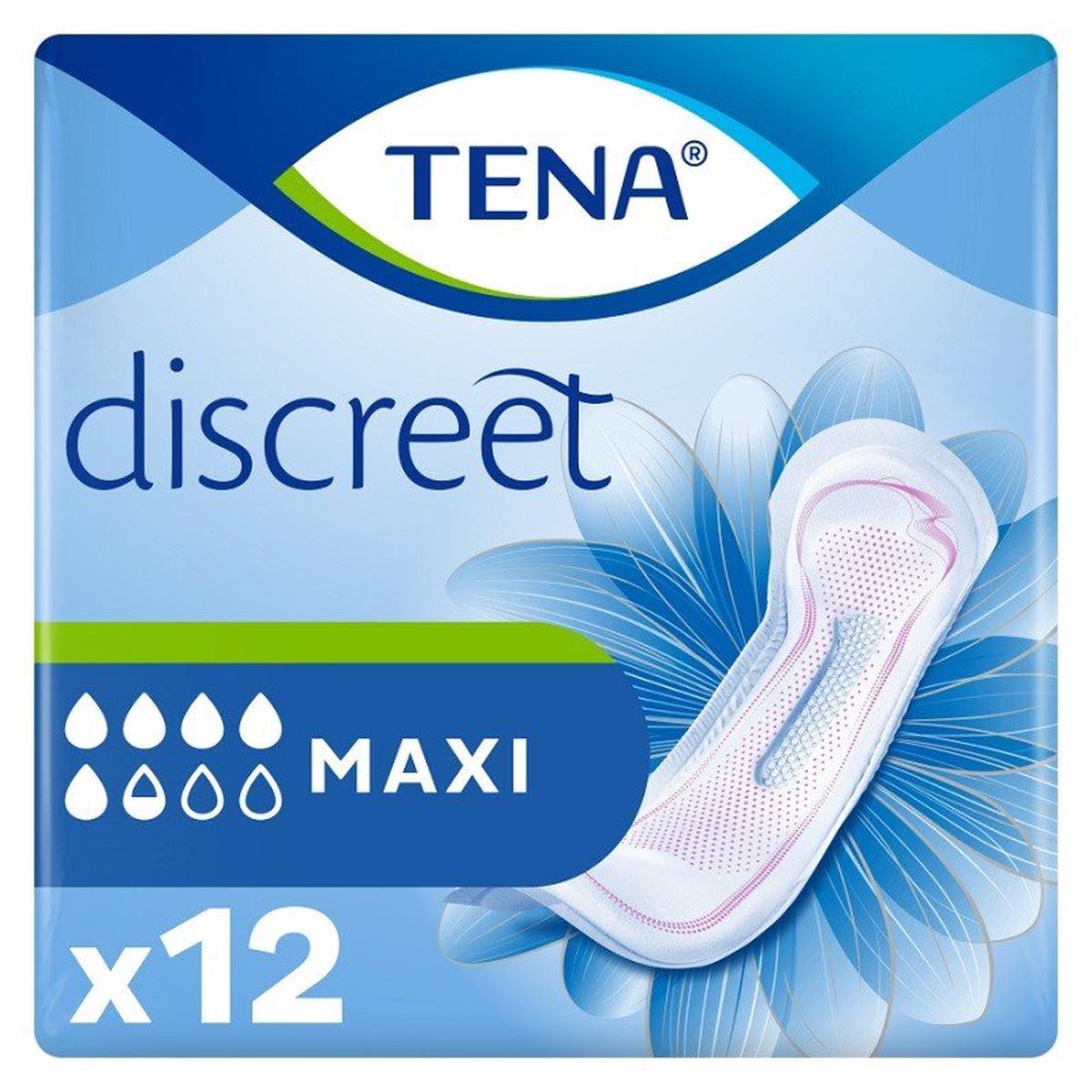 TENA Discreet Maxi Instadry Zone 12 units