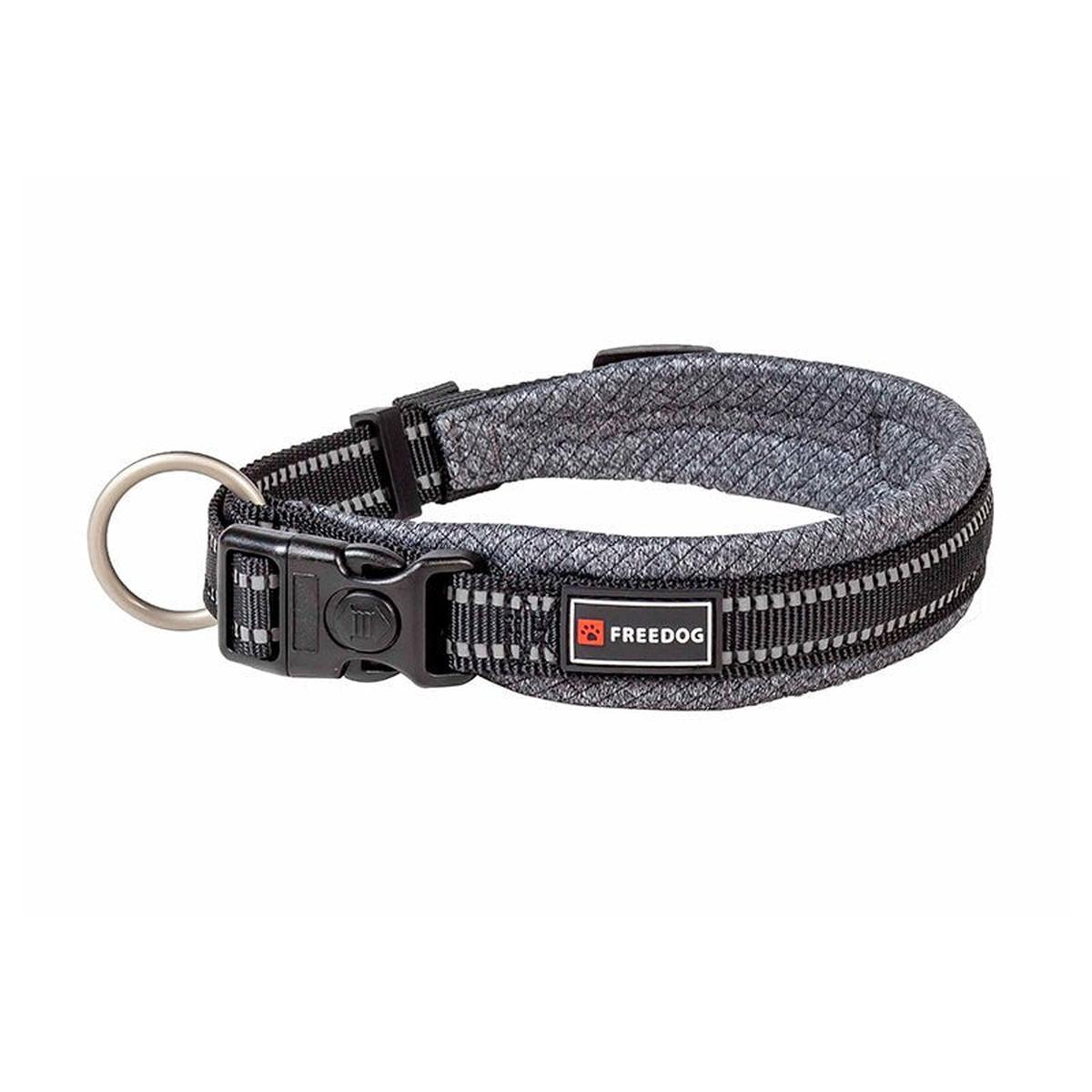 Freedog Shiva Collar Padded Gray M 60cm
