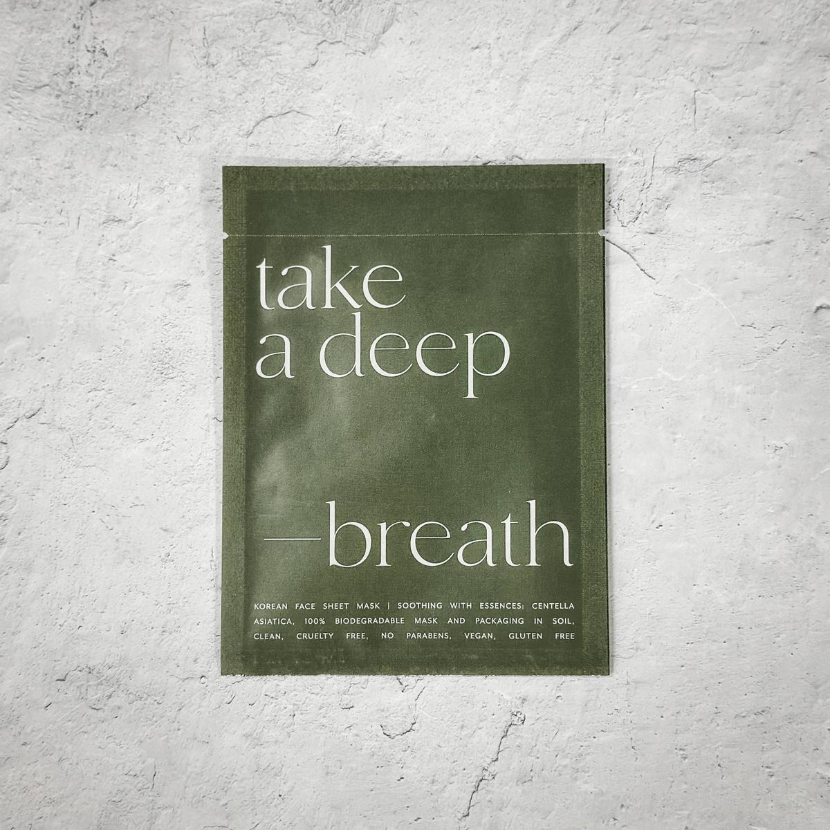 Korean Sheet Mask | Take a Deep Breath