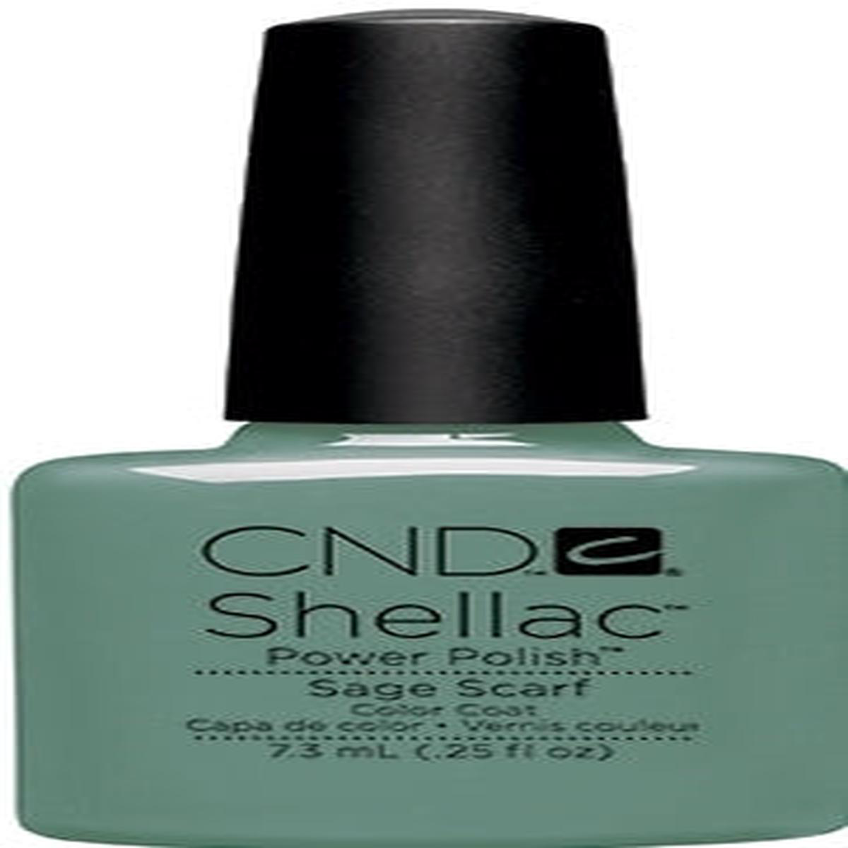 CND 8211 Shellac Sage Scarf (025 oz)