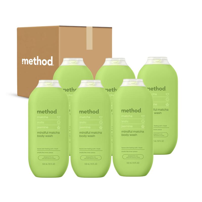 (Bundle of 6) Method Body Wash Mindful Matcha 532ml