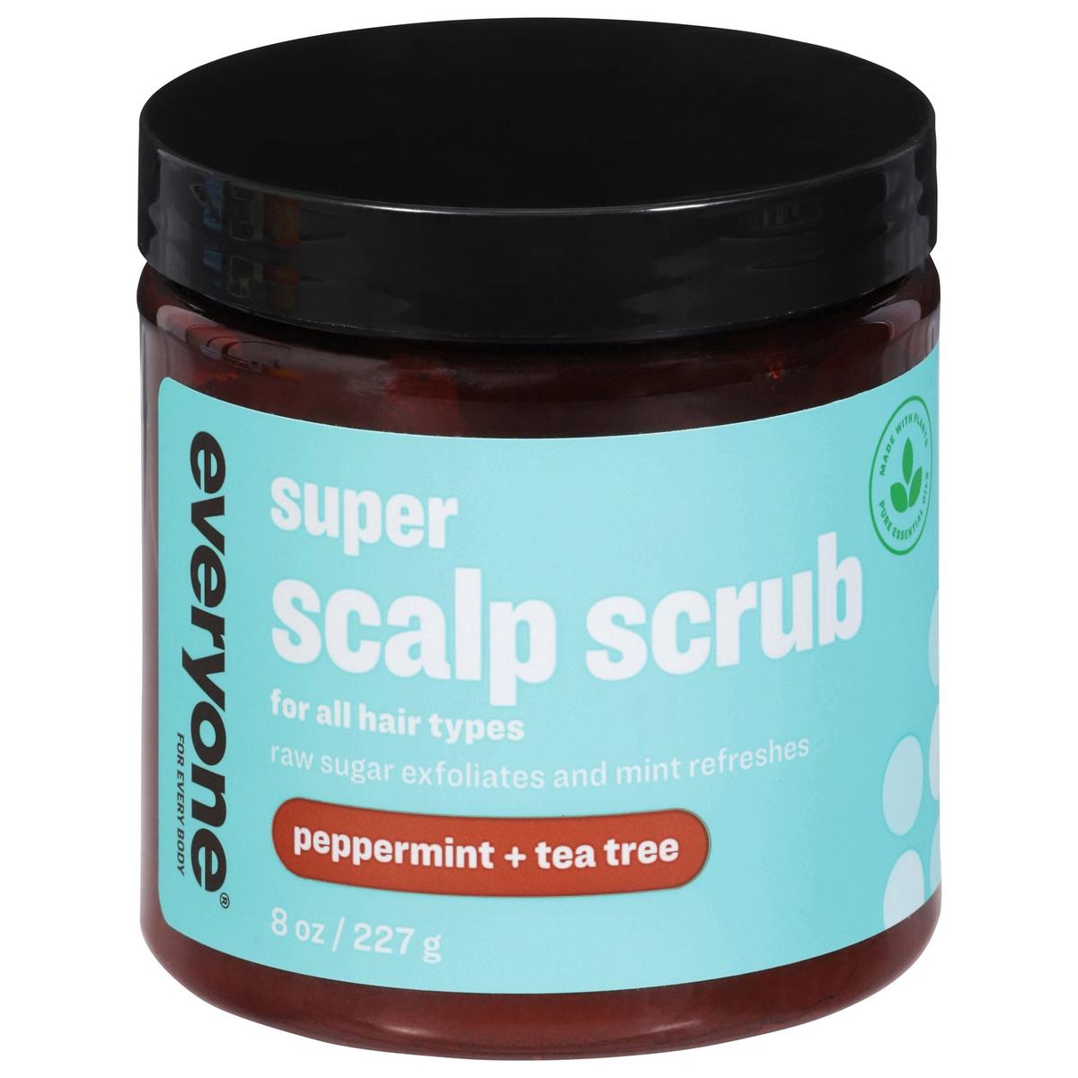 Everyone Peppermint & Tea Tree Scalp Scrub - 8 oz