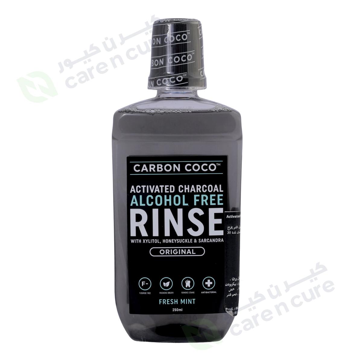 Carbon Coco Activated Charcoal Rinse Fresh Mint 250ml
