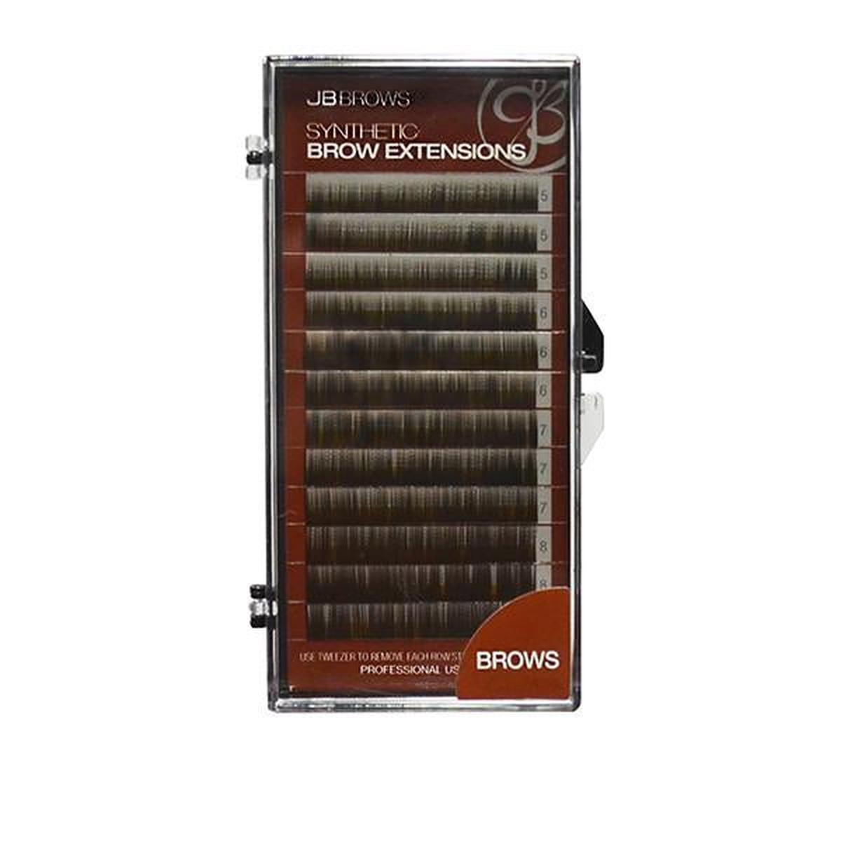 JB LASH Brow Extensions, Dark Brown